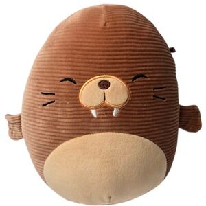 Squishmallows Bruce Walrus Plush 8" Sealife Squad Ocean Aquatic Sea Zoo Kellytoy